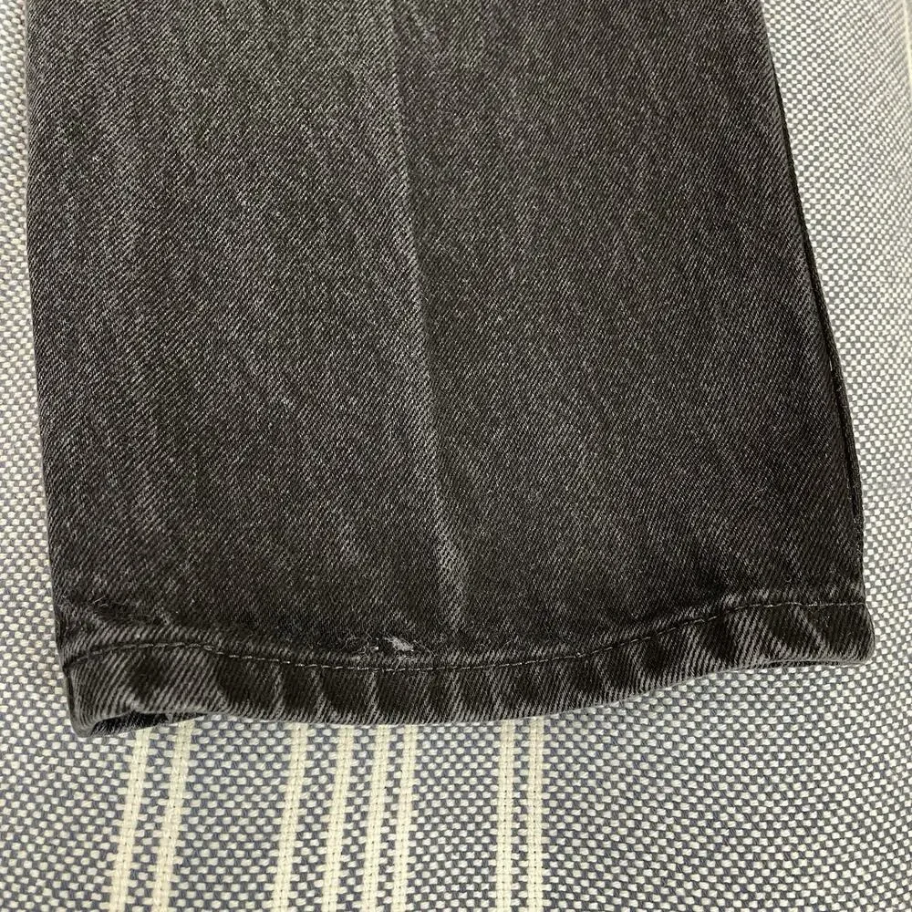 Rustler Faded Black Denim Jeans Mens Relaxed Fit 38x30 (40x30 Tag) Straight Leg